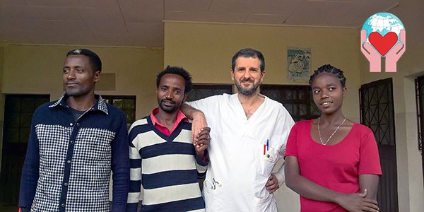 Staff medico del dottor Cenerini in Etiopia