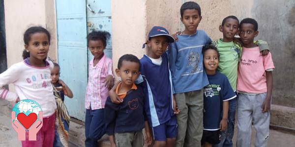 Bambini eritrei