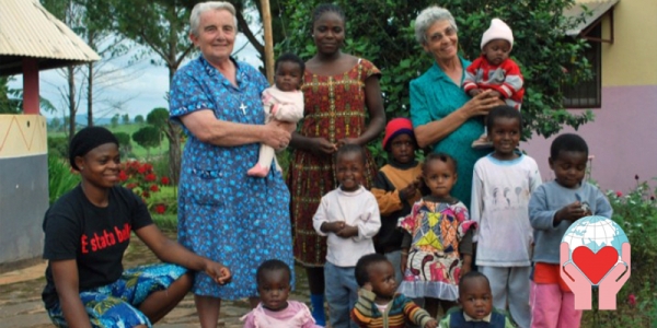 Bambini orfani del Camerun