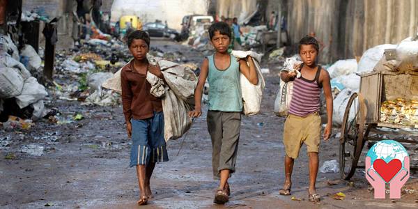 Bambini poveri dell India