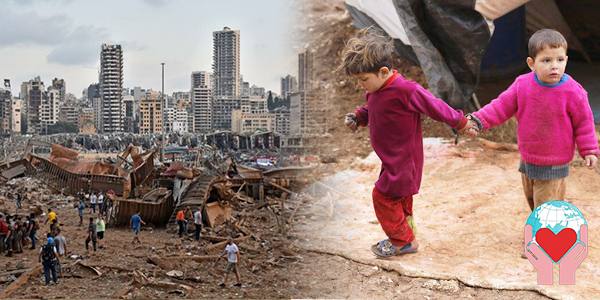 esplosione Beirut bambini sfollati