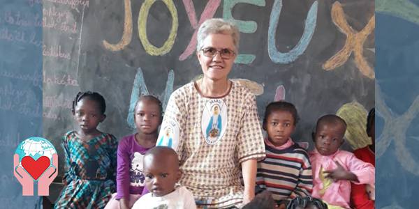 Missionaria laica Burkina Faso al centro di accoglienza