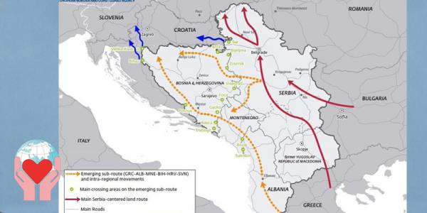 Cartina Frontex rotte migranti