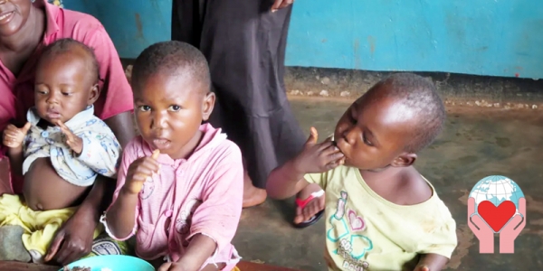 Bambini poveri del Congo