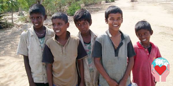 Bambini poveri Sri Lanka