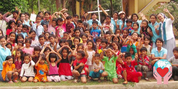 bambini cambogiani